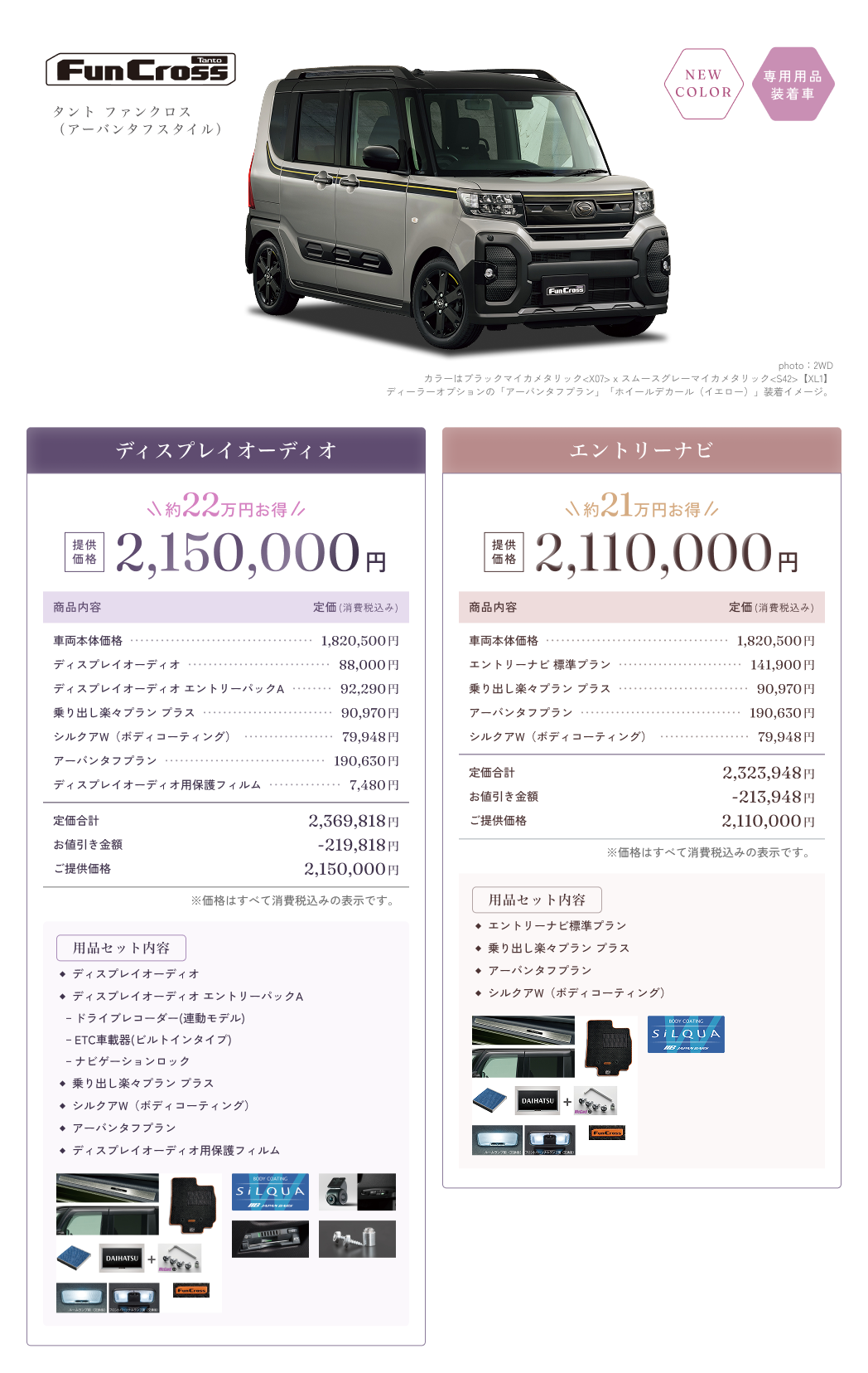 FunCross　タント ファンクロス（アーバンタフスタイル）